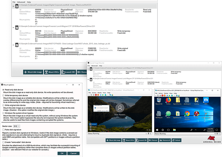 Arsenal Image Mounter UI