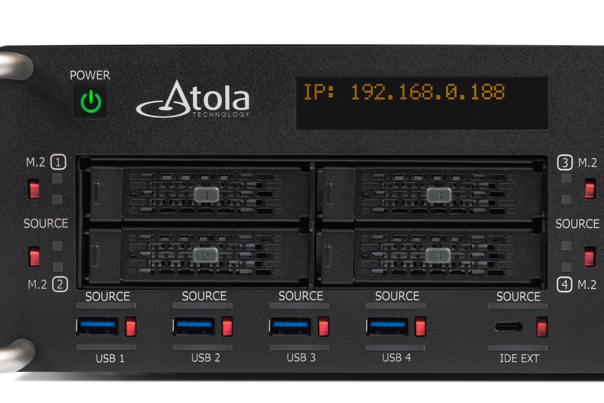 Atola TaskForce 2 NVMe ports